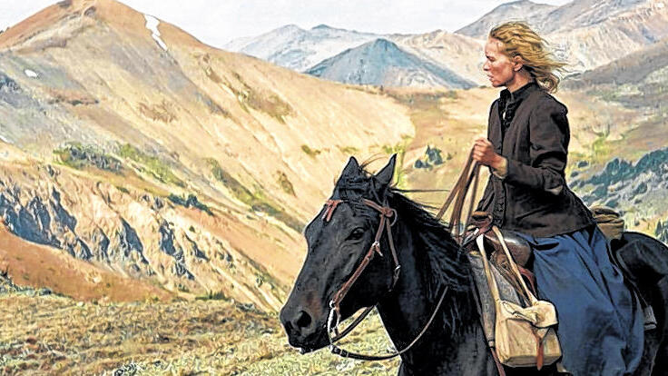 Sattelt die Pferde: Nina Hoss in dem deutschen Western &bdquo;Gold&ldquo;.