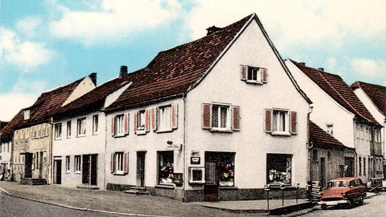 Das Haus Nummer 178 mit Tante-Emma-Laden zum Ende der 1960er-Jahre.