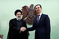 Irans Präsident Raisi zu Besuch in Syrien.jpeg       -  Wieder ein diplomatischer Erfolg für den syrischen Diktator: Bashar al-Assad trifft den iranischen Präsidenten Ebrahim Raisi in Damaskus.
