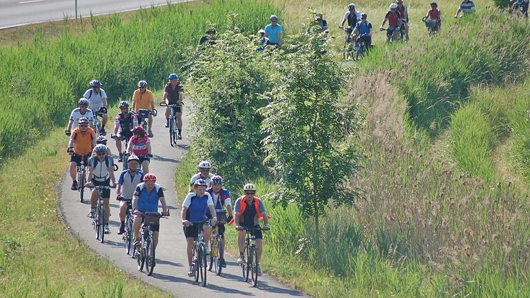 Viele Teilnehmerinnen und Teilnehmer werden zum Fahrradtag der Grabfeld-Allianz an diesem Sonntag erwartet.