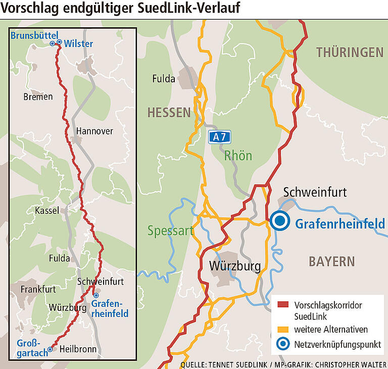 SuedLink: Wie eine Stromautobahn die Region polarisiert