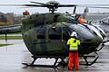Staatsregierung will Rüstungsindustrie unterstützen       -  Ein Airbus-Militärhubschrauber des Typ H145-M. Die Staatsregierung will die Rüstungsindustrie im Freistaat unterstützen.