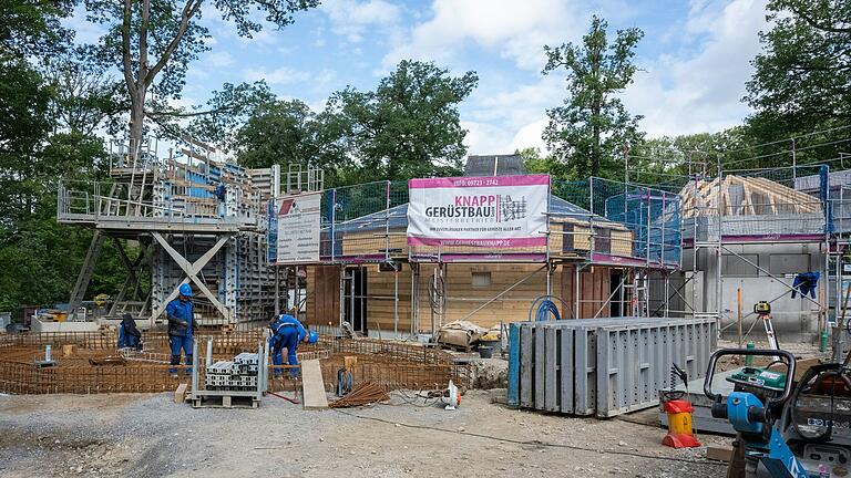 Im Wildpark Schweinfurt entsteht ein neuer Komplex für Vögel. Im Wildpark Schweinfurt entsteht ein neuer Komplex für Vögel. 