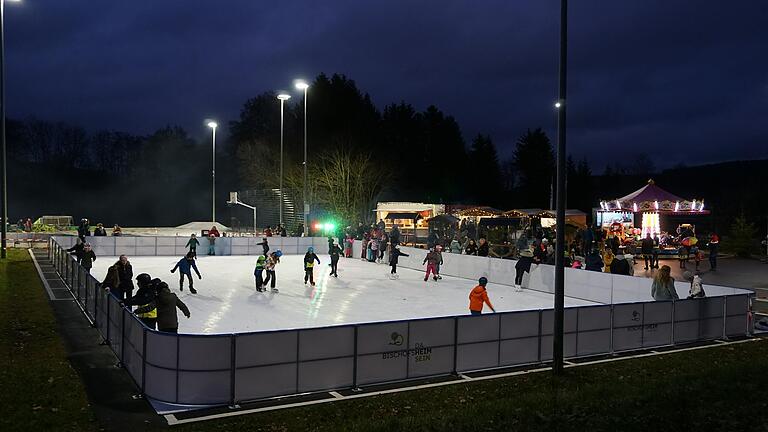 Eislaufen bis in die Nacht. In Bischofsheim ist das künftig möglich.