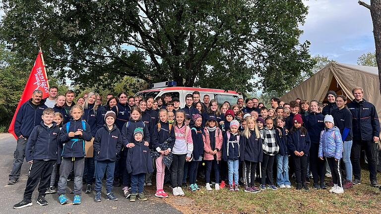 Insgesamt 85 Mitglieder der Malteser Jugend in der Diözese Würzburg kamen zur Maltiade in Greußenheim zusammen.