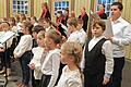 Kinder singen im Kurgarten