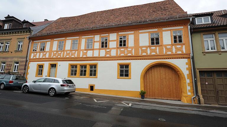 Wohnhaus in der Häfnergasse 7 in Gerolzhofen: Die Eigentümer Stephanie Petermair und Matthias Braun, ihr Architekt und ihre Handwerksfirmen bekamen 2015 den Bundespreis für Handwerk in der Denkmalpflege.