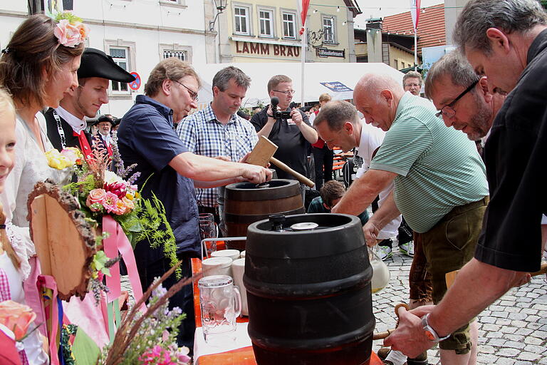 Noch ist offen, ob es 2022 wieder die Biertage in Eltmann geben wird - wie hier auf dem Foto aus dem Jahr 2017.