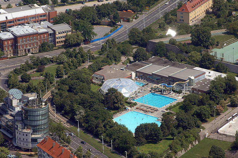 Zur Erinnerung: So sah das alte Nautiland-Bad aus. Die Luftaufnahme stammt aus dem Jahr 2007.