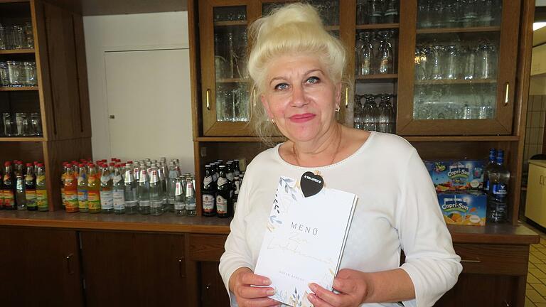 Svitlana Mischenko ist die neue Wirtin im Gasthaus 'Zum Lindenbrunnen' in Haselbach. Svitlana Mischenko ist die neue Wirtin im Gasthaus 'Zum Lindenbrunnen' in Haselbach.