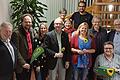 Von links: Fred Stahl, Patrick Friedl, MdL, Stefanie Finster, Klaus Lange, Petra Volk, Monika Preisendörfer, Raphael Pohly, Anke Schneider, Stefan Stretz, Gerhard Müller und Josef Pohly.