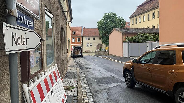 Voraussichtlich am 18. September wird mit der Sanierung der Kapellengasse begonnen.       -  Voraussichtlich am 18. September wird mit der Sanierung der Kapellengasse begonnen.