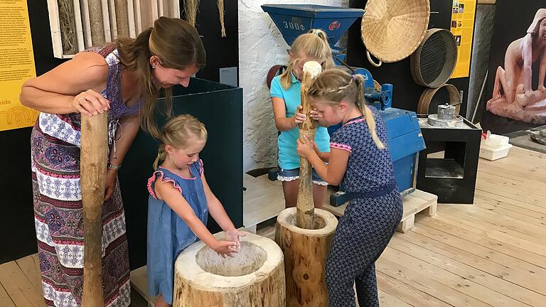 Im Bandkeramik-Museum in Schwanfeld können Kinder einen Tag in die Rolle eines Steinzeitbauern schlüpfen.&nbsp; &nbsp; &nbsp; &nbsp; &nbsp; &nbsp; &nbsp; &nbsp;