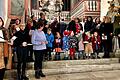 Abschluss aller Akteure beim Adventskonzert.