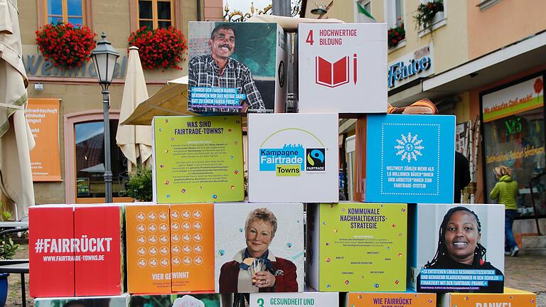 Klimatag in Hammelburg am 14.09.2024 - Über fairen Handel informierten die Schülerinnen und Schüler der Realschule Hammelburg. Klimatag in Hammelburg am 14.09.2024 - Über fairen Handel informierten die Schülerinnen und Schüler der Realschule Hammelburg.