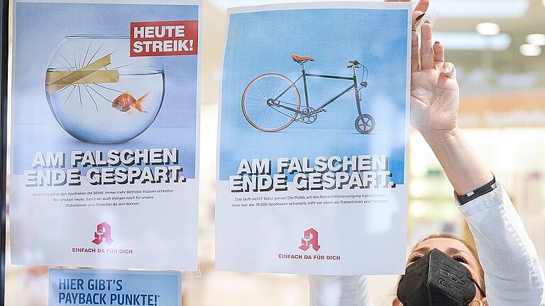 Saarländischer Apothekerverein ruft zu Protest auf       -  Am falschen Ende gespart? Aktuell streiken nur Apotheken in anderen Bundesländern, in Bayern nicht. Doch auch bei uns haben gerade Landapotheker große Zukunftssorgen.  Foto (ARCHIV): dpa/Oliver Dietze