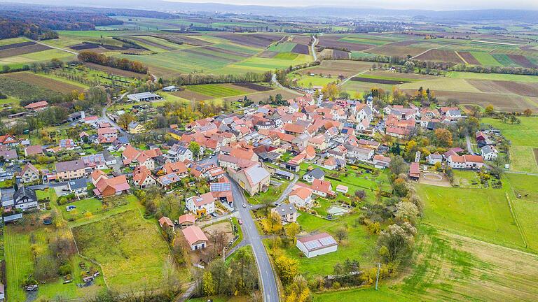 Die Verkehrsbelastung wird im Hofheimer Umland - hier Mechenried - als recht niedrig beurteilt.