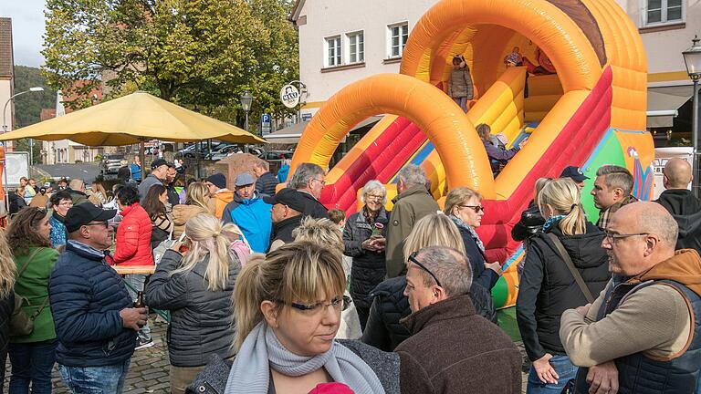 Gut besucht war der Herbstmarkt in Gemünden mit gleichzeitigem verkaufsoffenen Sonntag.