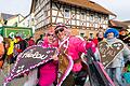 Regen Andrang gab es am Samstag vor der Bundestagswahl beim Aubstädter Faschingsumzug.
