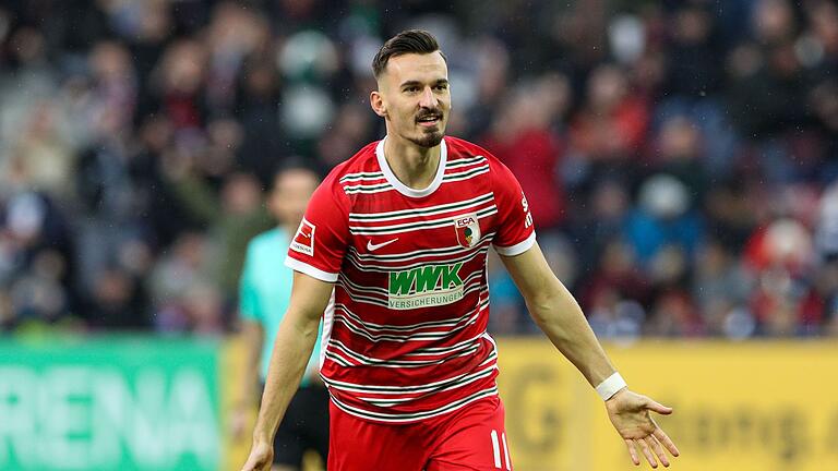 Mergim Berisha       -  Leistungsträger beim FC Augsburg: Mergim Berisha.