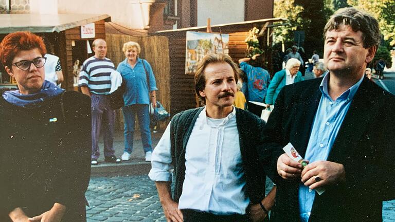 Horst Wittstadt 1994 mit der Landtagsabgeordneten Petra Münzel (links) und Joschka Fischer (rechts) Horst Wittstadt 1994 mit der Landtagsabgeordneten Petra Münzel (links) und Joschka Fischer (rechts)
