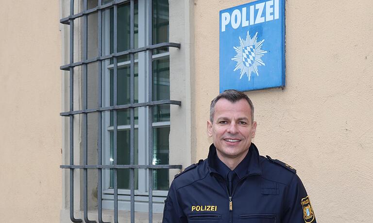 'Ich fühle mich hier sehr wohl', sagt Kitzingens neuer Polizeichef Jochen Dietrich.