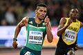 Weit entfernt       -  Wayde van Niekerk folgen 80 000 Menschen auf Twitter, 46 700 auf Facebook und 195 000 auf Instagram - Usain Bolt hat allein auf Facebook an die 19 Millionen Anhänger.