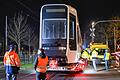 Nach 28 Jahren hat Würzburg im Dezember 2024 eine neue Straßenbahn bekommen. Ein Tieflader transportierte das in Leipzig gebaute Fahrzeug an den Heuchelhof.