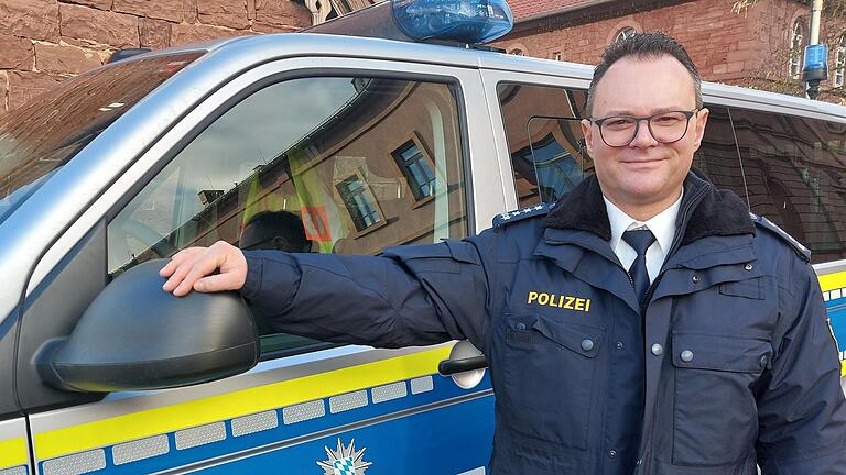 Michael Zimmer, Polizeihauptkommissar und Dienststellenleiter der Polizeiinspektion in Marktheidenfeld.