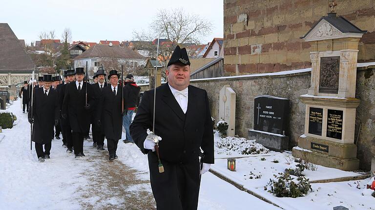 Bürgerhauptmann Frank Wagner führte die Bürgerwehr zum zweiten Mal an, nach seiner Premiere im Vorjahr.