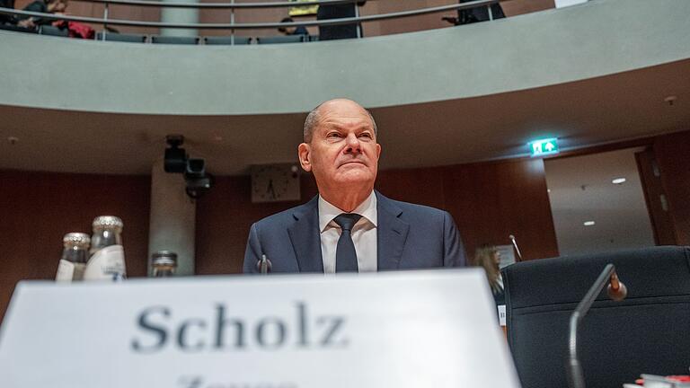 Afghanistan-Untersuchungsausschuss       -  Bundeskanzler Olaf Scholz (SPD) wird im Afghanistan-Untersuchungsausschuss als Zeuge befragt.