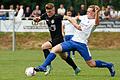 Trafen zuletzt in der Landesliga-Relegation 2022 aufeinander, nun sehen sich der ASV Rimpar (links, Sandro Kramosch) und der TSV Unterpleichfeld (rechts, Simon Schwab, heute TSV Lengfeld) in der Landesliga wieder.