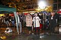 Mario Gebert (Chorleiter Sängerverein), Sonja Rahm (Chorleiterin Agrabella), Marianne Fritz (Vorsitzende des Sängervereins) und Marianne Klemm (Chorleiterin „Mitten drin“ des Sängervereins, im Bild von links) freuten sich mit der Sängerschar auf dem Marktplatz über den guten Zuspruch bei der Aktion 'Deutschland singt'.