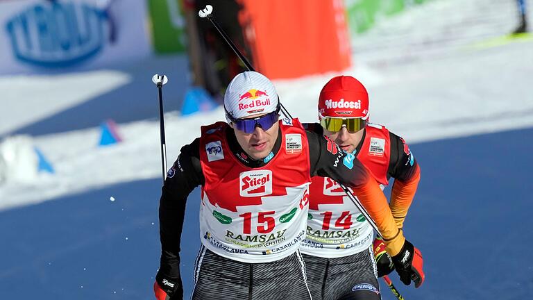 Ski-Weltcup: nordische Kombination       -  Vinzenz Geiger ist in Ramsau sein dritter Weltcupsieg in dieser Saison gelungen.