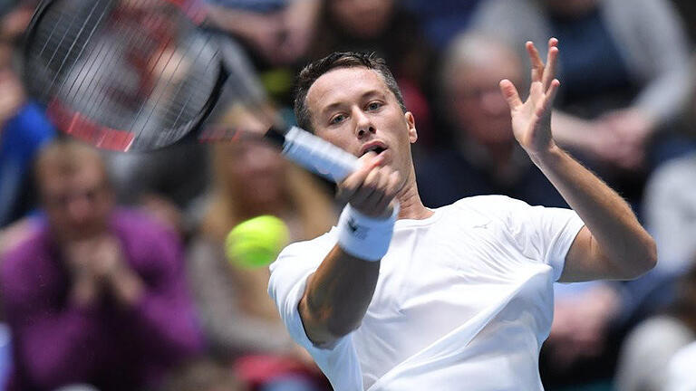 Philipp Kohlschreiber       -  Philipp Kohlschreiber hat den Franzosen Lucas Pouille in Rotterdam in zwei Sätzen besiegt. Foto: Arne Dedert/Archiv