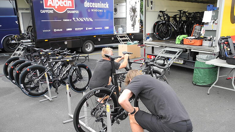 Warum die Deutschland-Tour nach Elfershausen kam       -  Vier der 20 Radsport-Teams, die aktuell an der Deutschland-Tour Teilnehmen, bezogen zu Beginn der Veranstaltung ihr Quartier in Elfershausen im Landkreis Bad Kissingen.