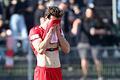 Enttäuschung pur: Daniel Hägele nach dem 0:0 der Würzburger Kickers gegen Viktoria Aschaffenburg.