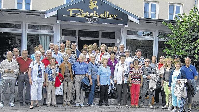 Ab auf die Insel: Der Gesangverein 1890 Aschach reiste nach Rügen.