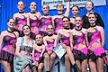 Die Tanzsportgruppe &bdquo;Chillies&ldquo; gewann erneut den Bayernpokal in der Disziplin Polka. Unser Bild zeigt (vorne, von links: Lisa-Marie Sarré, Trainerin  und Choreografin Anita Spanu, Rosa Schneider, Fiona Sandner, Jessica Leisentritt, Elisa Bergerhoff und Anna Hochrein sowie (hinten, von links): Mia Hampel, Lydia Voll, Sabrina Hertinger, Jana Weinmann, Vanessa Deißler und Hannah Kolenda.