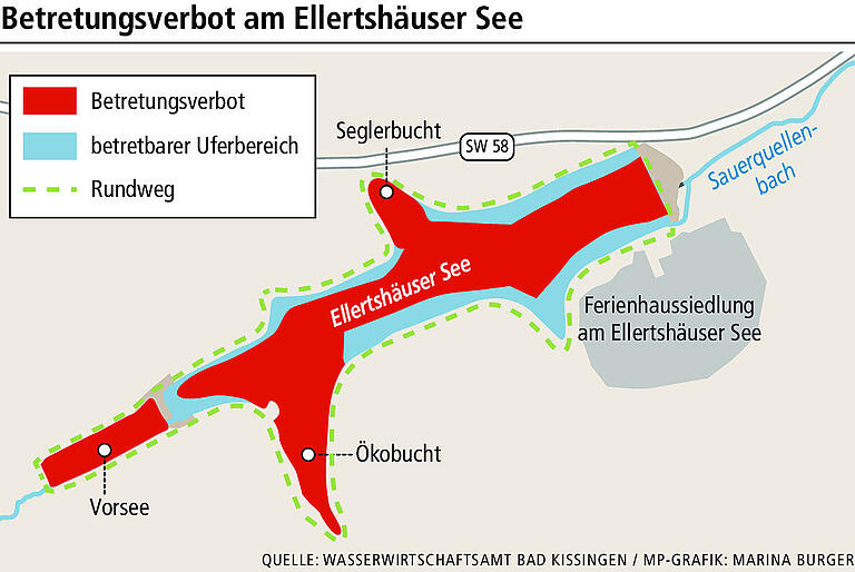 Ausflug an den abgelassenen Ellertshäuser See: Diese Regeln gelten für Besucher Ausflug an den abgelassenen Ellertshäuser See: Diese Regeln gelten für Besucher