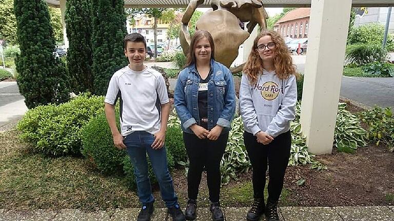 Schüler der Klasse 8a aus der Mellrichstädter Realschule. Sie beteiligen sich am Sozialen Tag der Jugendorganisation Schüler Helfen Leben und arbeiteten einen Tag für den guten Zweck. Schüler der Klasse 8a aus der Mellrichstädter Realschule. Sie beteiligen sich am Sozialen Tag der Jugendorganisation Schüler Helfen Leben und arbeiteten einen Tag für den guten Zweck.