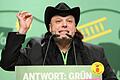 Bundesdelegiertenkonferenz von Bündnis 90/Die Grünen       -  Der Delegierte Bruno Kramm aus Kulmbach spricht am Sonntag (27.11.2011) während der Bundesdelegiertenkonferenz von Bündnis 90/Die Grünen in Kiel. Drei Tage lang trafen sich die Parteimitglieder zum Parteitag. Foto: Carsten Rehder dpa/lno  +++(c) dpa - Bildfunk+++