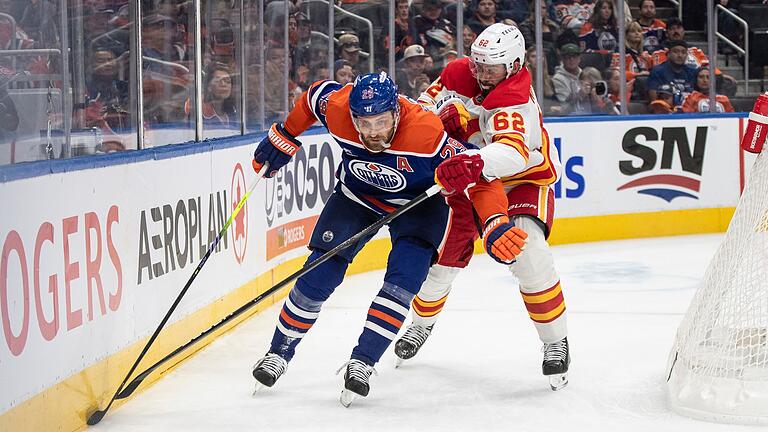 Edmonton Oilers - Calgary Flames       -  Leon Draisaitl blieb ohne Tor und hat mit den Oilers bislang alle Spiele der Saison verloren.