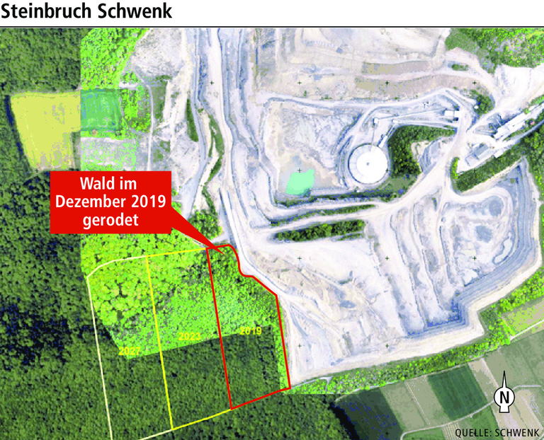 Steinbruch Schwenk: Bisheriges geologisches Modell verworfen