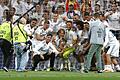 Supercup-Sieger       -  Die Stars von Real Madrid feiern den Gewinn des spanischen Supercups.