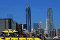 Wolkenkratzer: Das neue &bdquo;One World Trade Center&ldquo; (Bildmitte) in New York steht kurz vor seiner Vollendung.