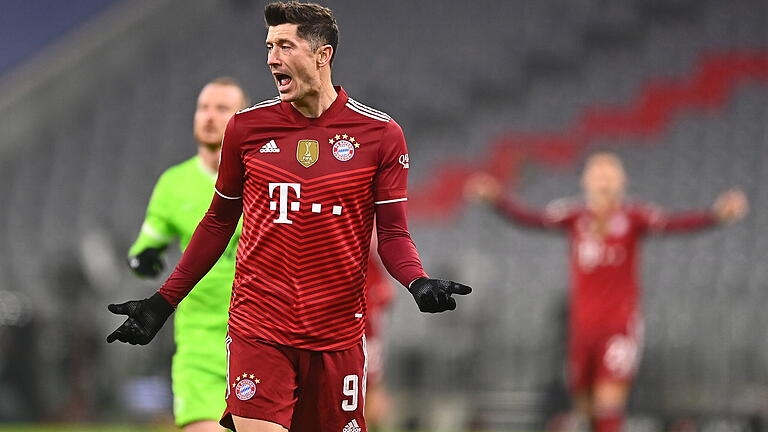 Robert Lewandowski (Bayern)
Muenchen, 17.12.2021, Fussball, Bundesliga, FC Bayern Muenchen - VfL Wolfsburg 4:0