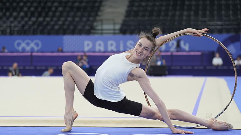 Paris 2024 - Rhythmische Sportgymnastik       -  Fühlt sich bereit für ihr Olympia-Debüt: Darja Varfolomeev.