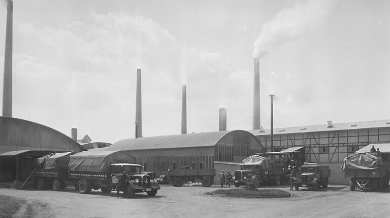 Das Karlstadter Werk im vergangenen Jahrhundert.