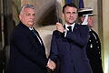 Ungarns Premierminister Orban in Frankreich.jpeg       -  Ungarns Premierminister Orban in Frankreich Emmanuel Macron (r), Präsident von Frankreich, empfängt Viktor Orban, Premierminister von Ungarn, vor einem Treffen im Elyseepalast. Die beiden Staats- und Regierungschefs werden Themen zum Europäischen Rat für den 14. und 15. Dezember erörtern. +++ dpa-Bildfunk +++AGENTURBILD DPA picture-alliance.com picture alliance dpa-archiv dpa-langzeitarchiv